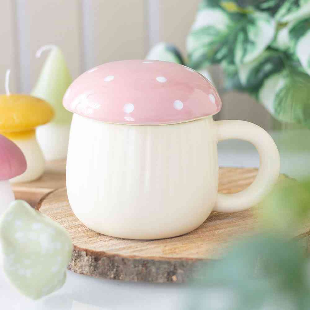 Something Different - Pink Mushroom Tasse - Mehrfarben